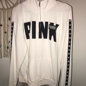 VS PINK quarter zip pull over